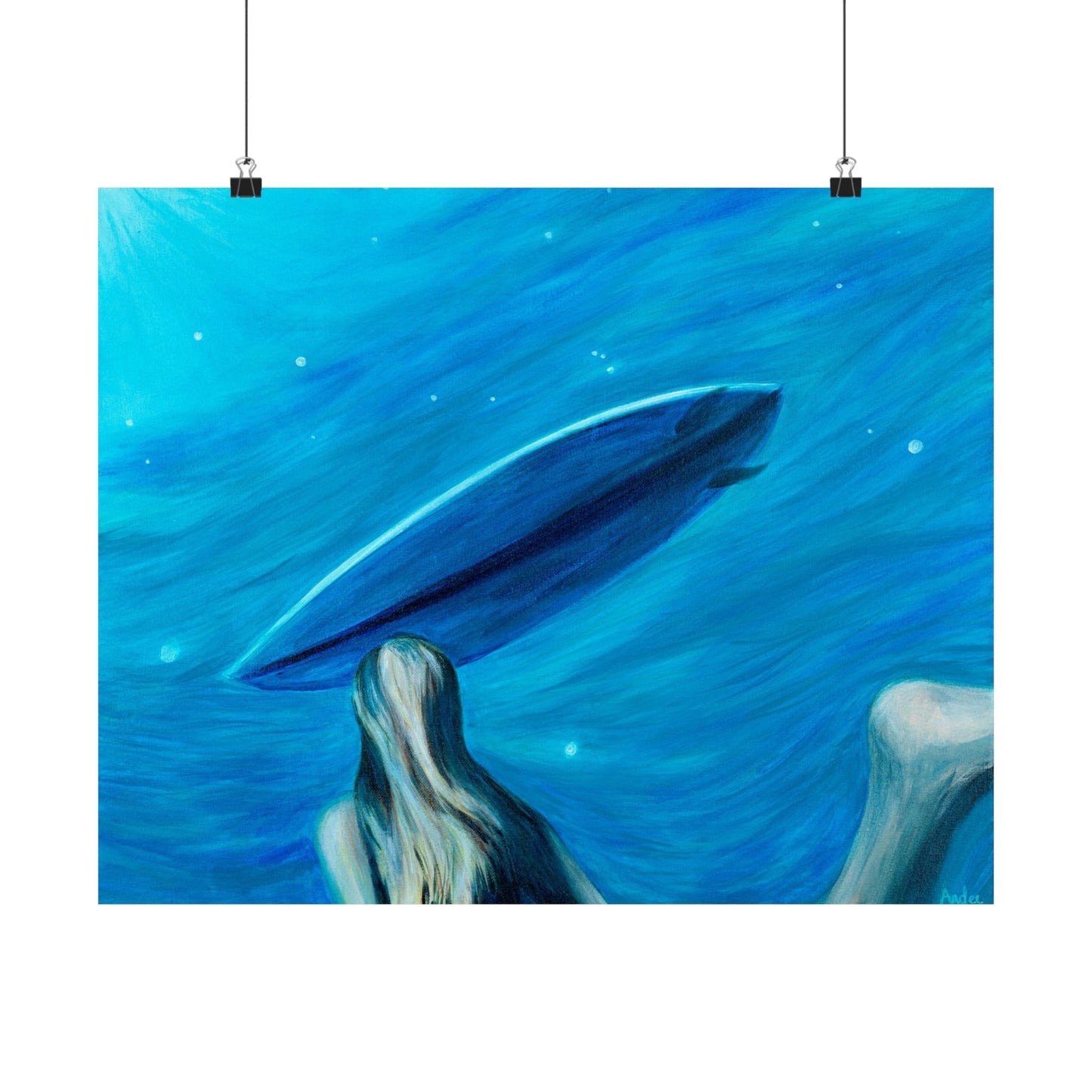 #12 Under the Blue Matte Poster