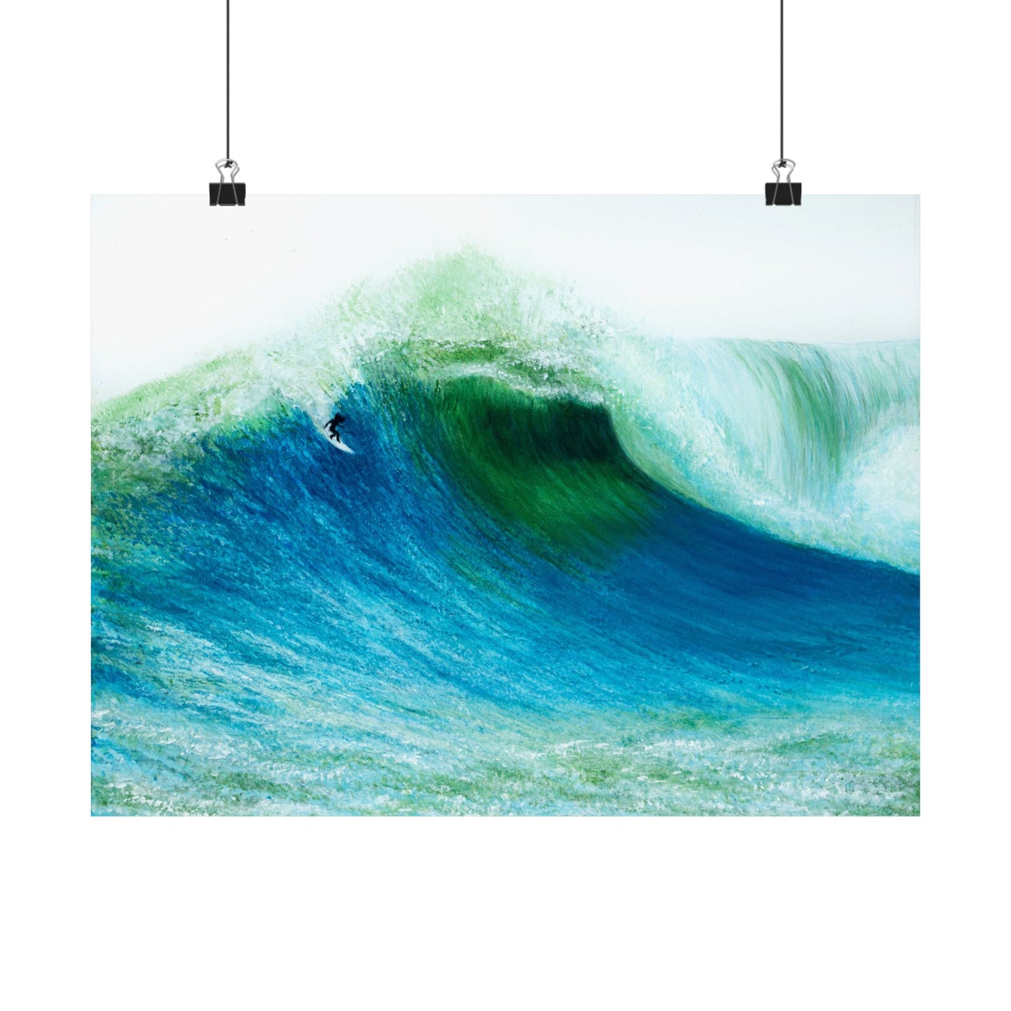 #14 When in Doubt Paddle Out Matte Poster