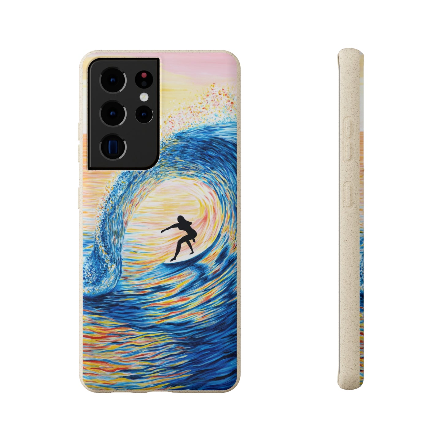 Cruzing thru a Sunset Tube Biodegradable Phone Case