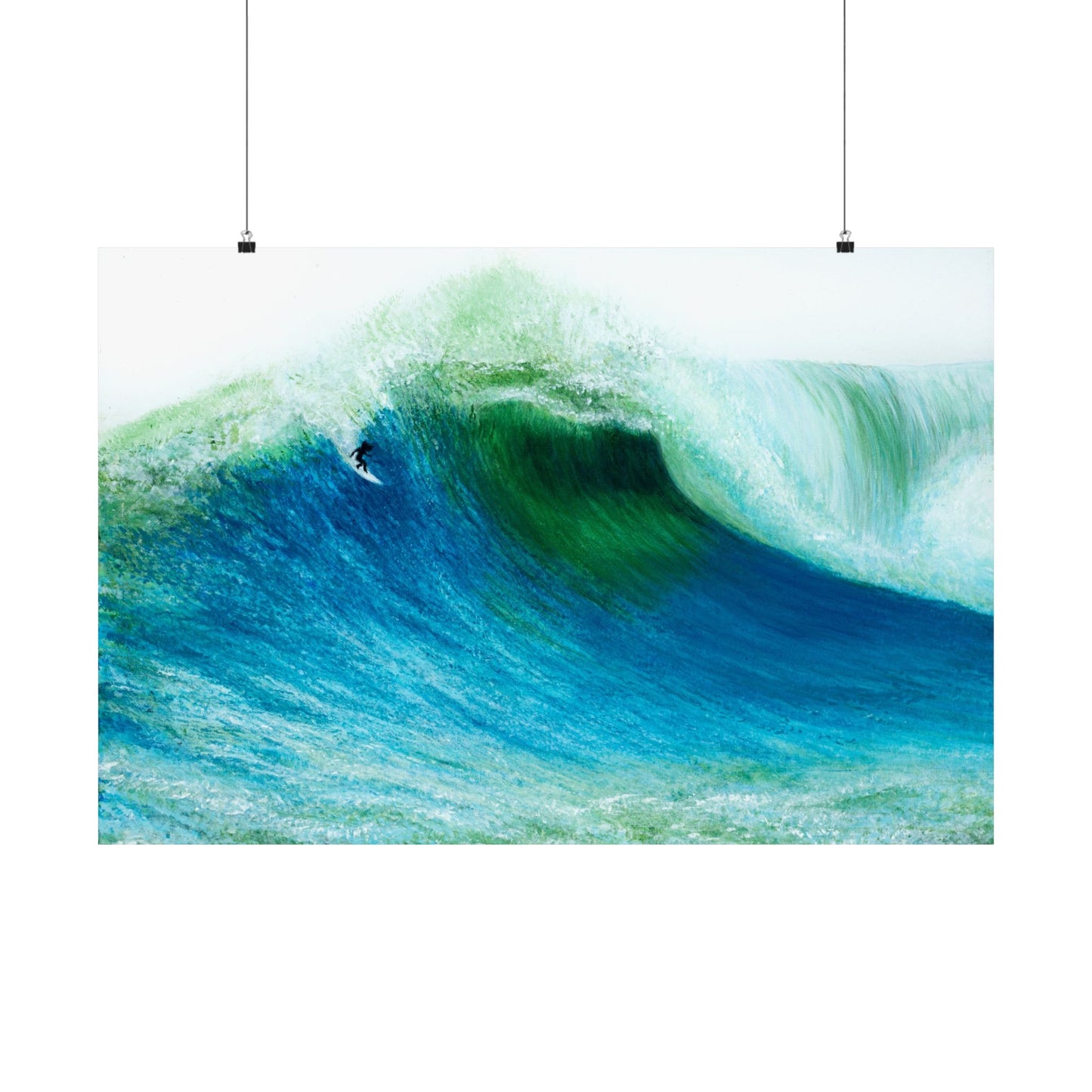#14 When in Doubt Paddle Out Matte Poster