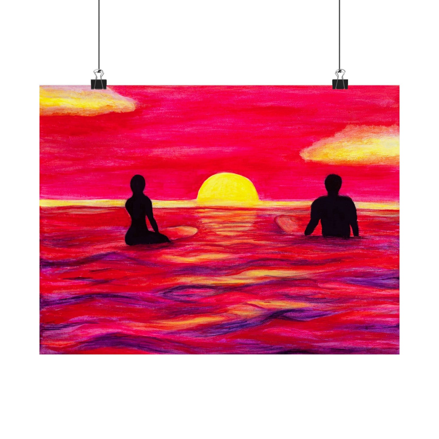 #06 Dusk for Two Matte Poster