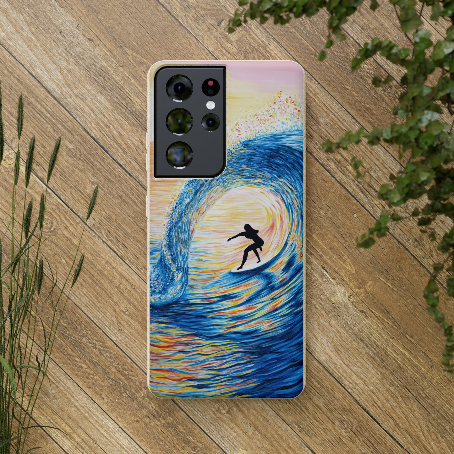 Cruzing thru a Sunset Tube Biodegradable Phone Case