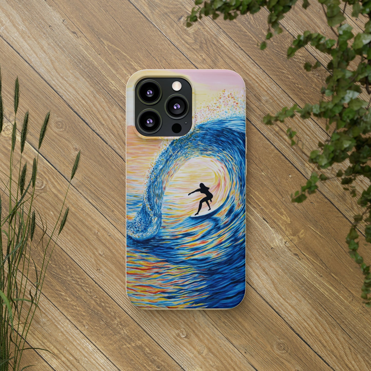 Cruzing thru a Sunset Tube Biodegradable Phone Case