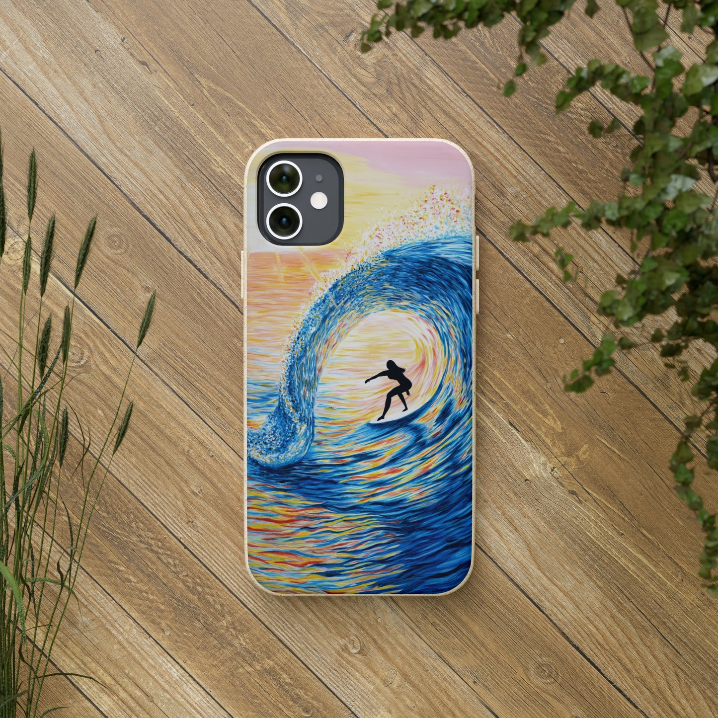 Cruzing thru a Sunset Tube Biodegradable Phone Case