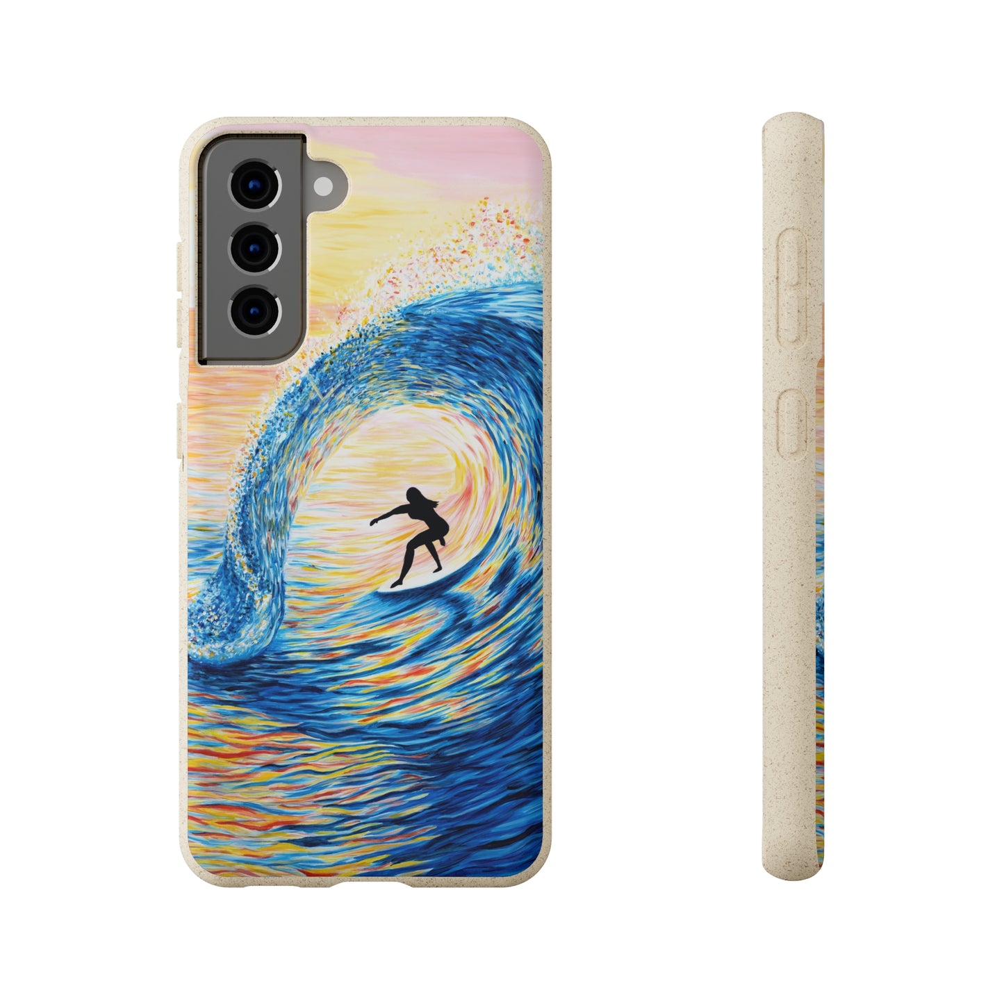 Cruzing thru a Sunset Tube Biodegradable Phone Case