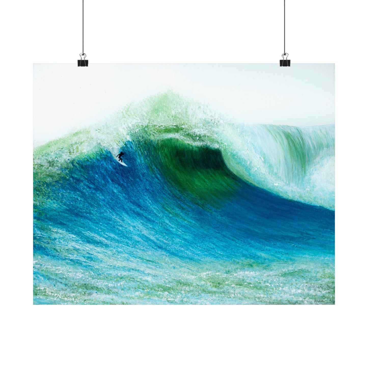 #14 When in Doubt Paddle Out Matte Poster