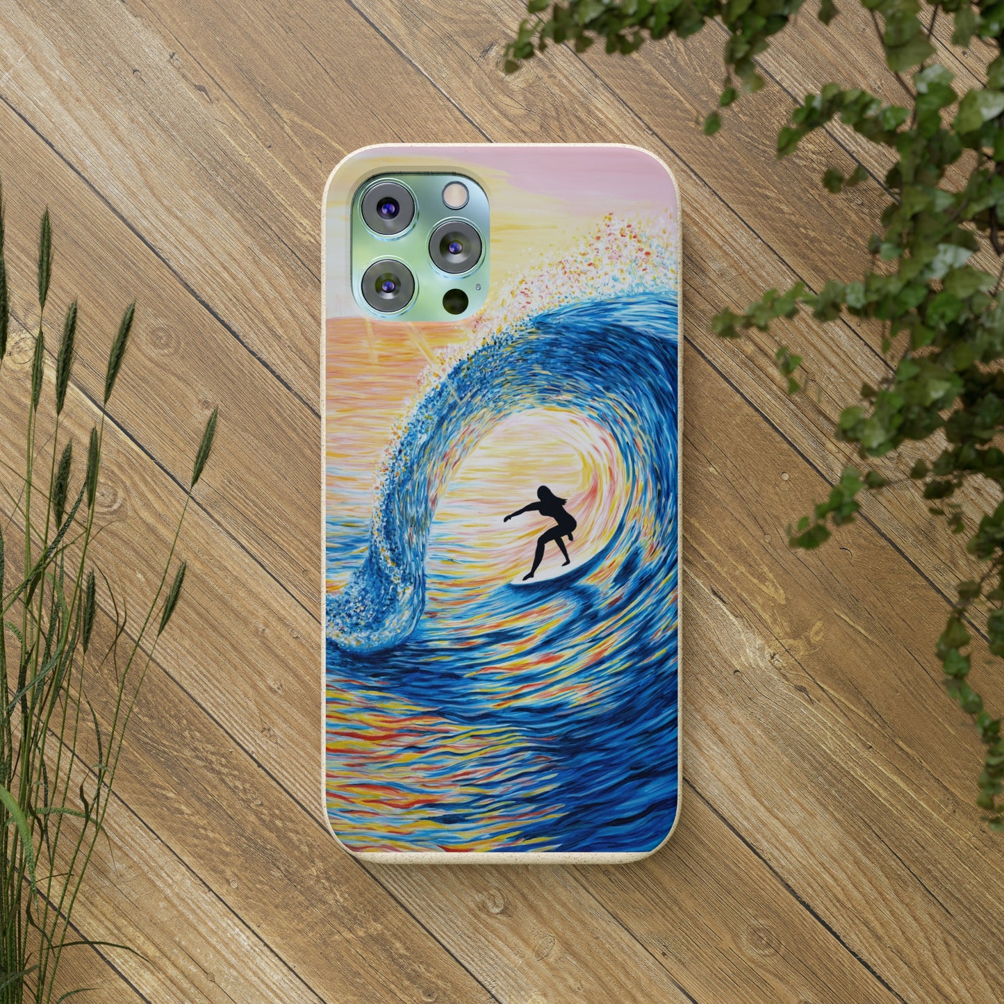 Cruzing thru a Sunset Tube Biodegradable Phone Case