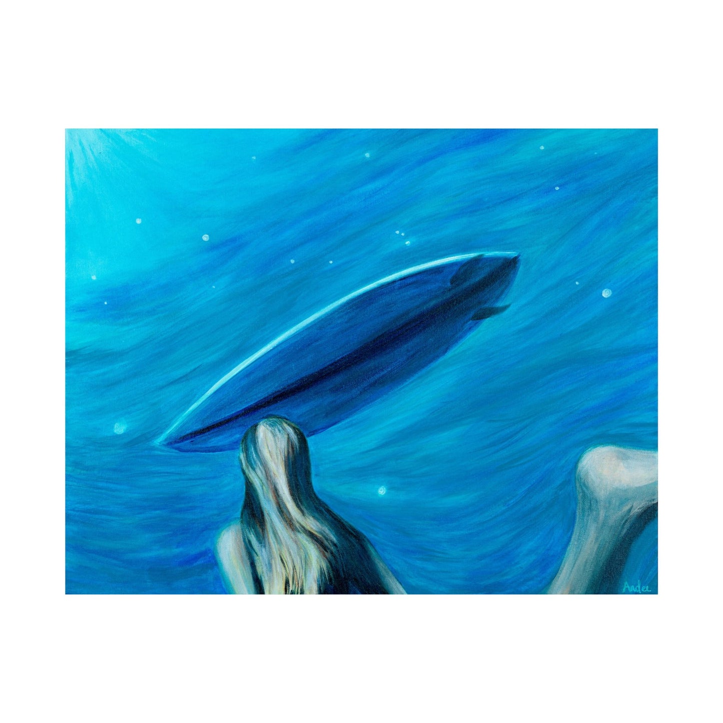 #12 Under the Blue Matte Poster