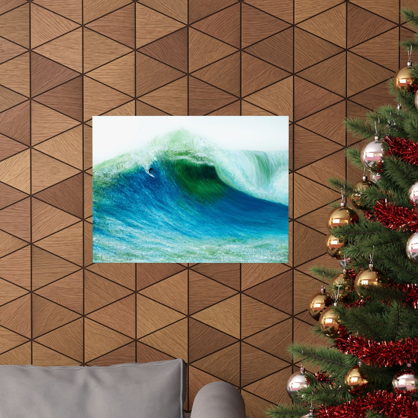 #14 When in Doubt Paddle Out Matte Poster