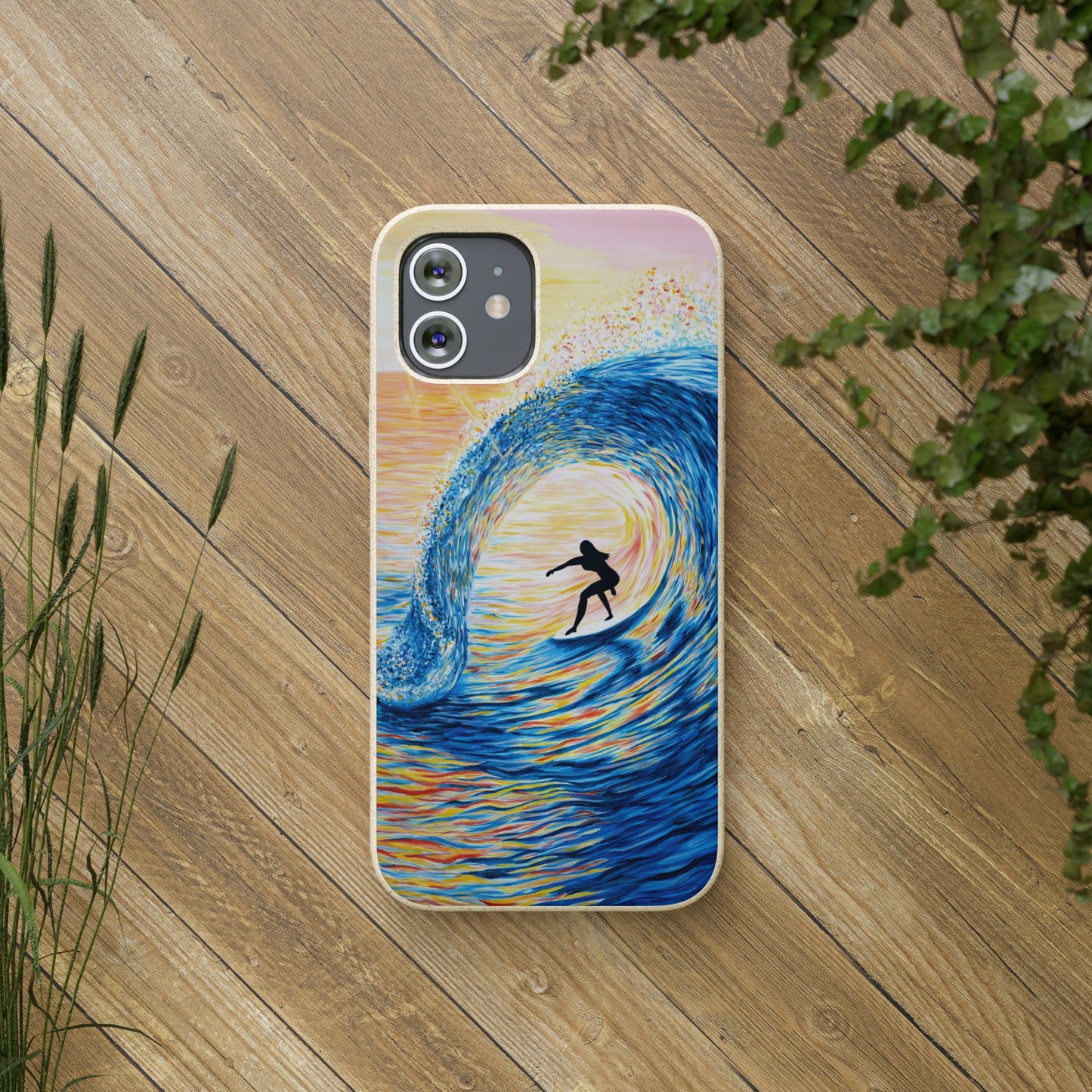 Cruzing thru a Sunset Tube Biodegradable Phone Case
