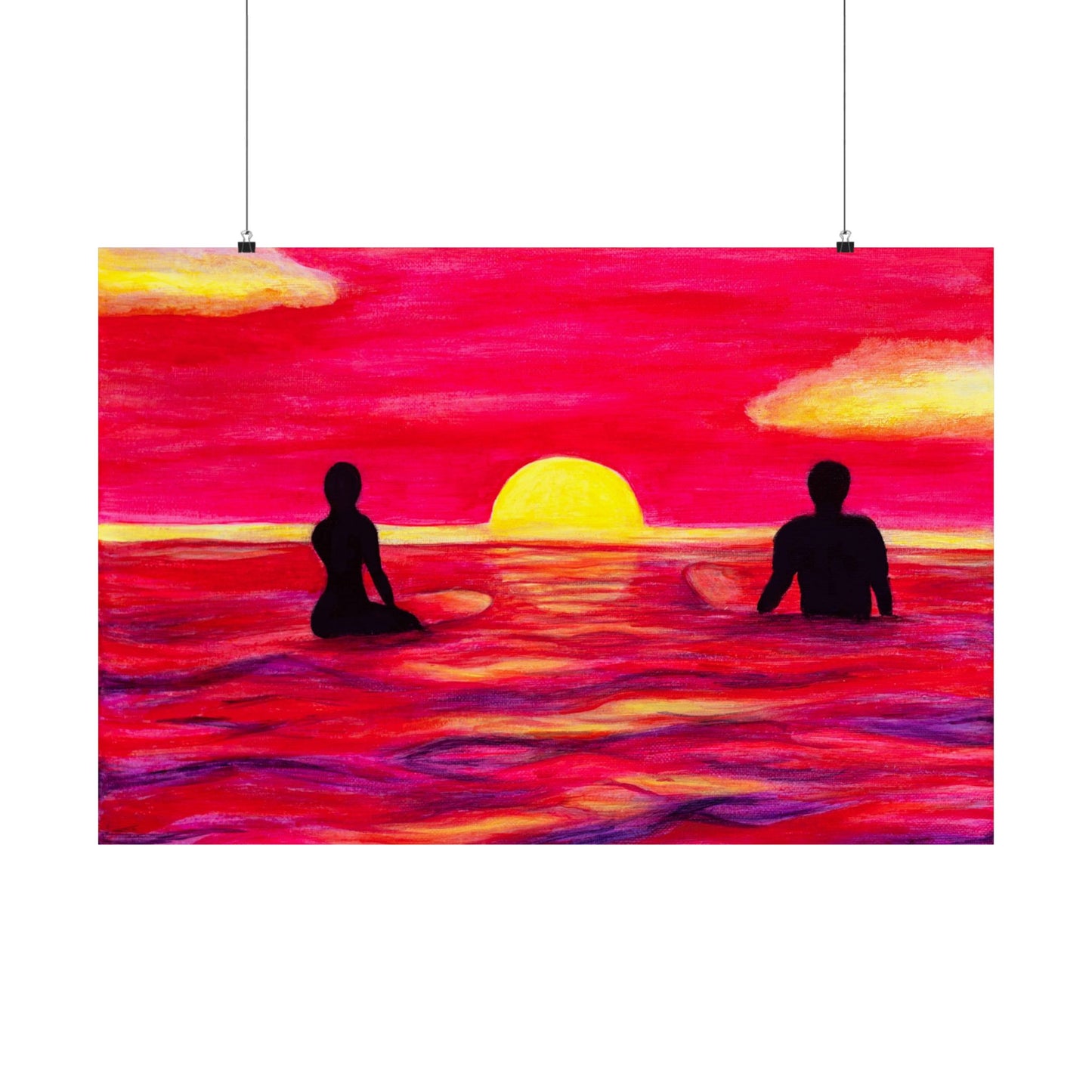 #06 Dusk for Two Matte Poster