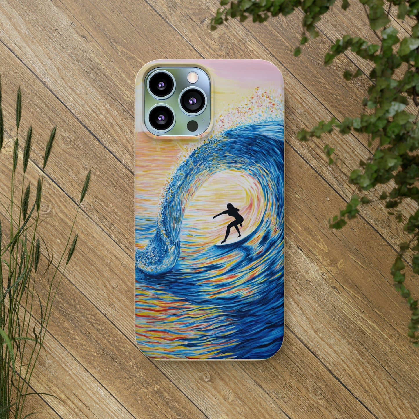 Cruzing thru a Sunset Tube Biodegradable Phone Case