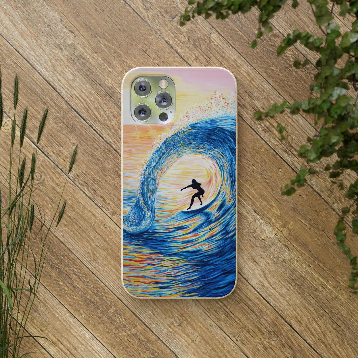 Cruzing thru a Sunset Tube Biodegradable Phone Case