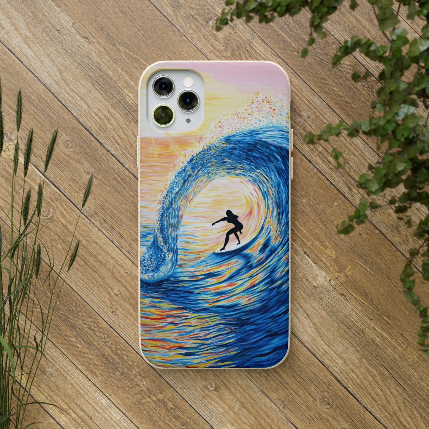 Cruzing thru a Sunset Tube Biodegradable Phone Case