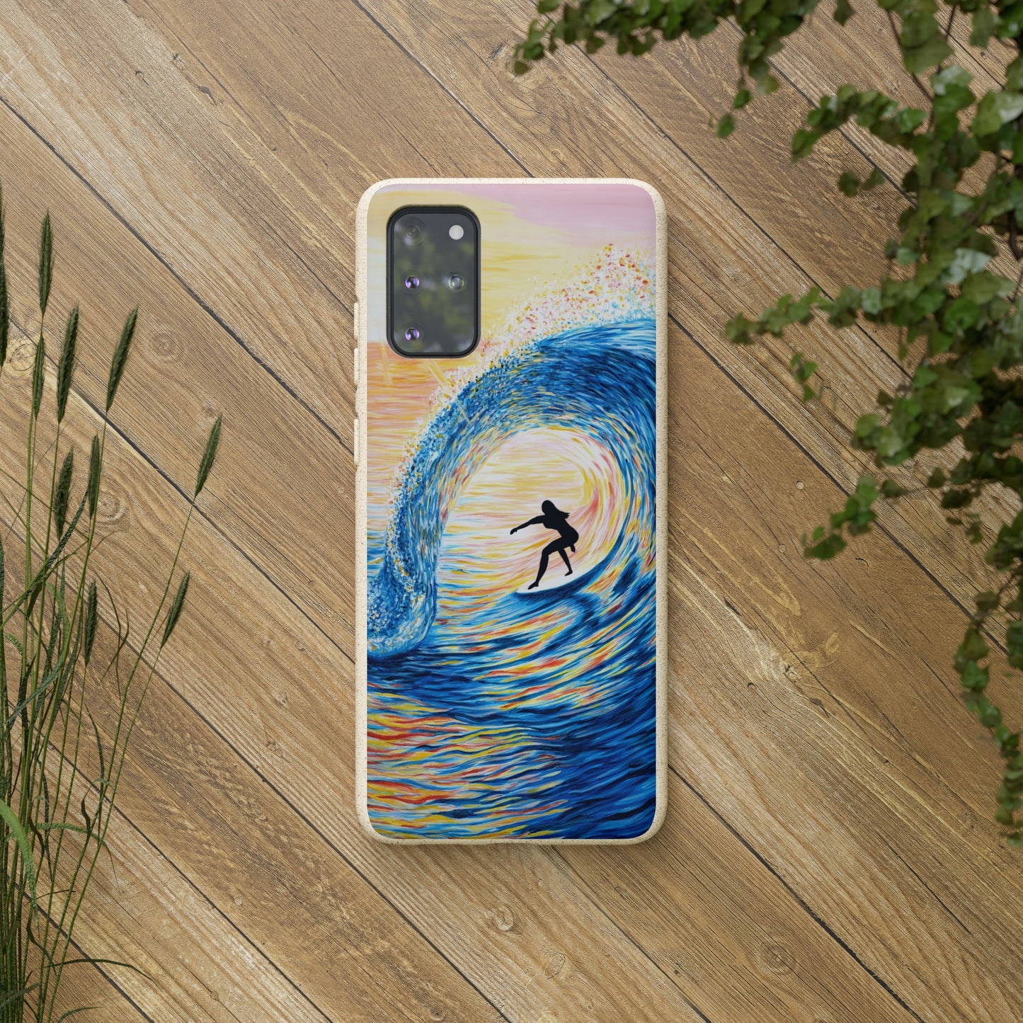 Cruzing thru a Sunset Tube Biodegradable Phone Case