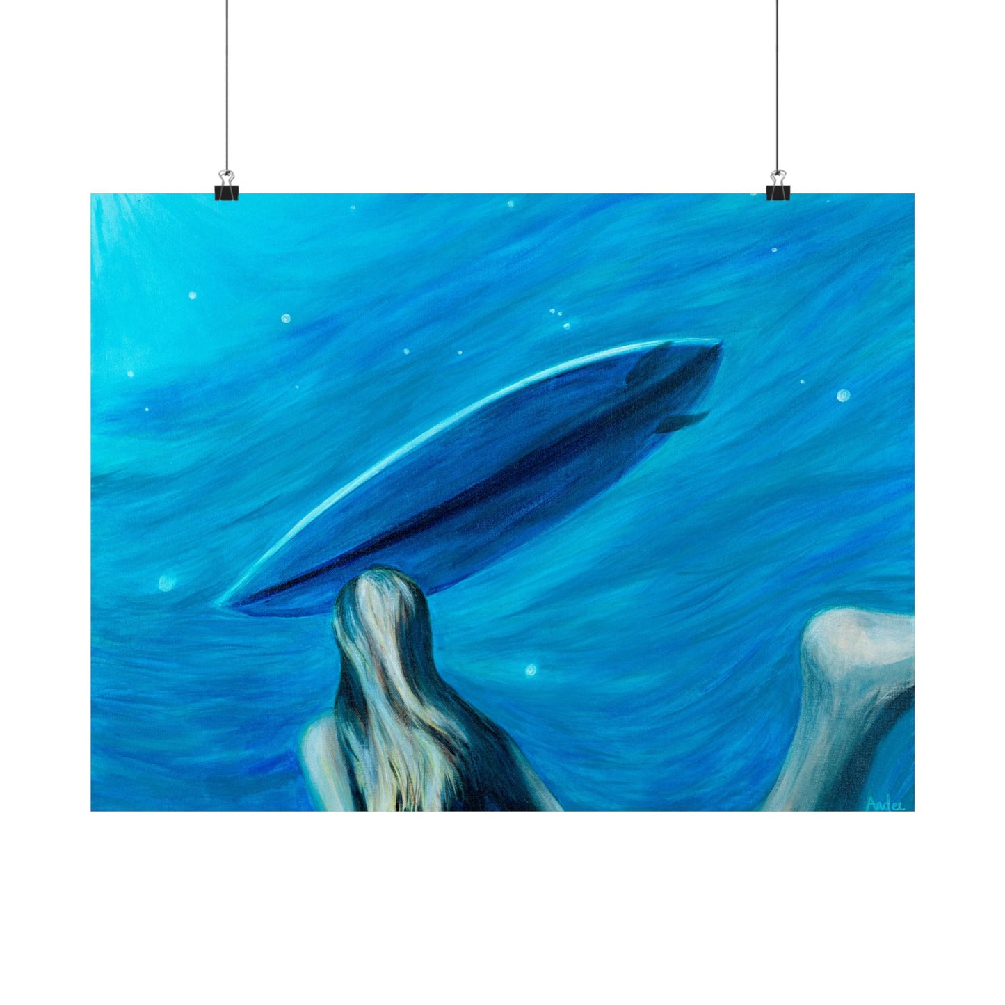 #12 Under the Blue Matte Poster