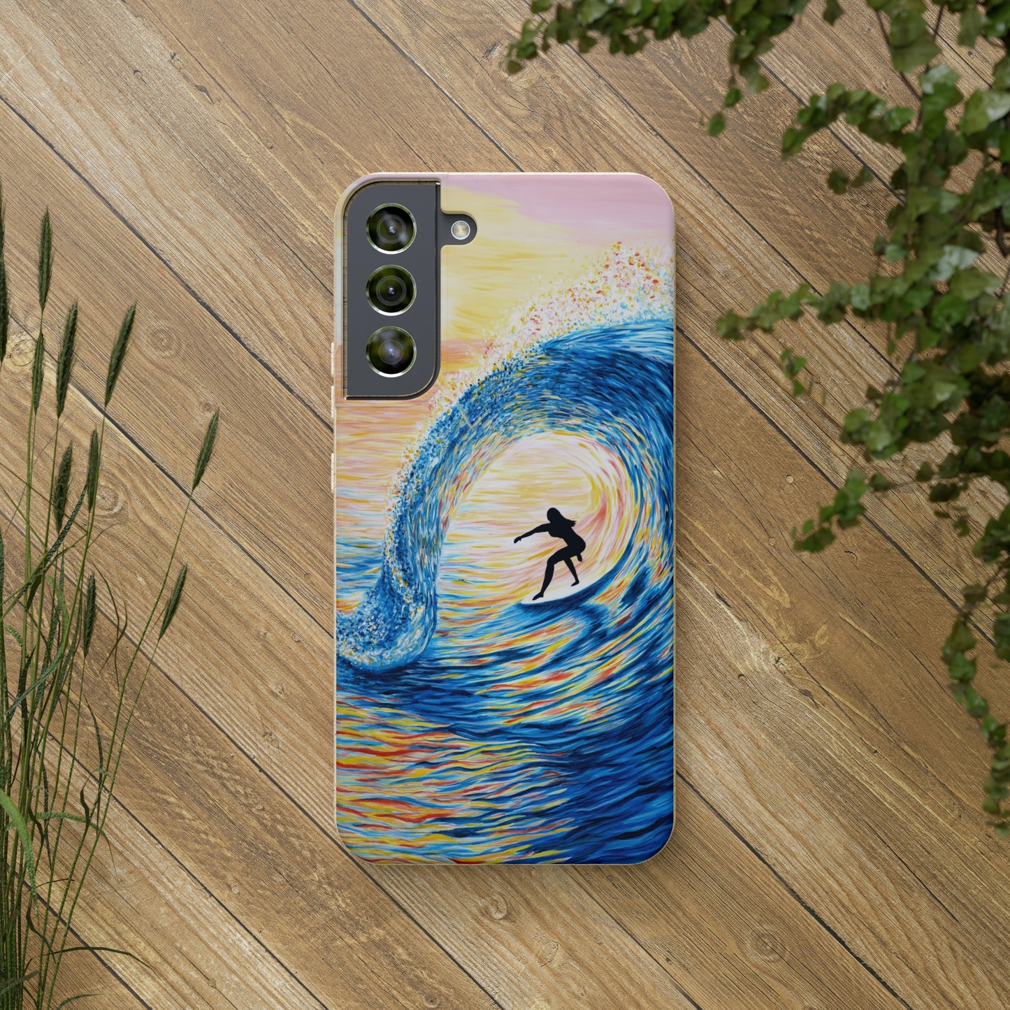Cruzing thru a Sunset Tube Biodegradable Phone Case