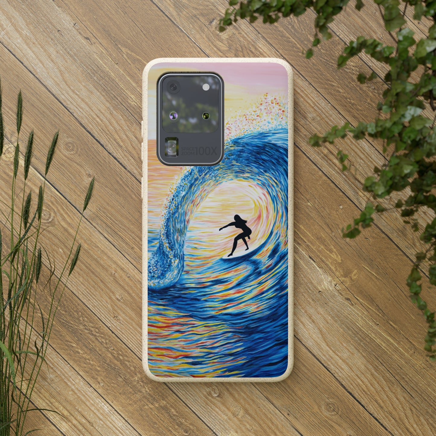 Cruzing thru a Sunset Tube Biodegradable Phone Case