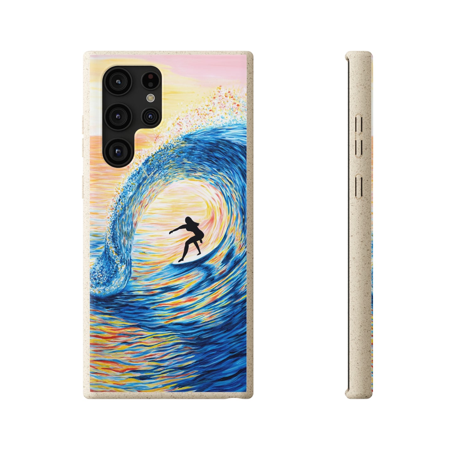 Cruzing thru a Sunset Tube Biodegradable Phone Case