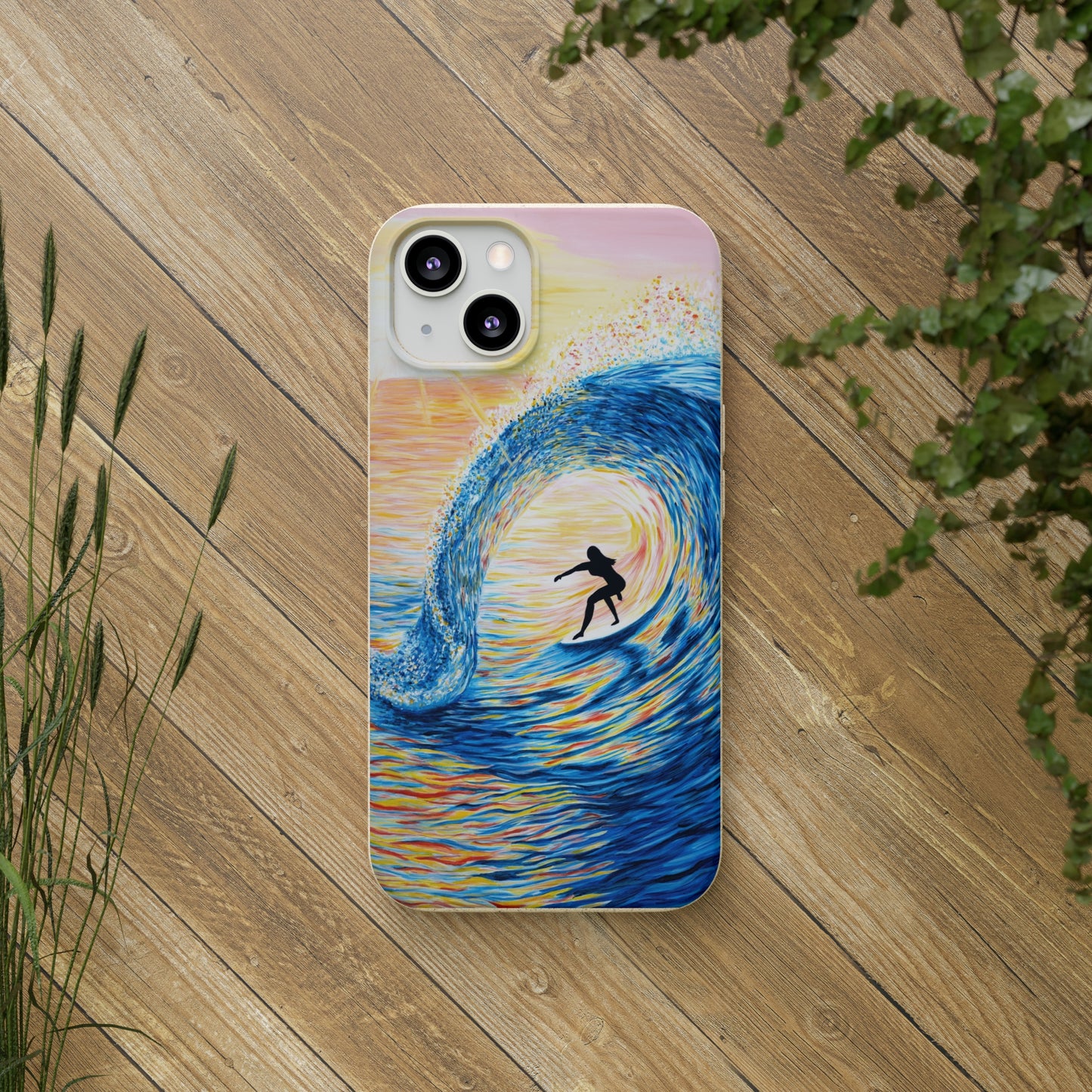 Cruzing thru a Sunset Tube Biodegradable Phone Case