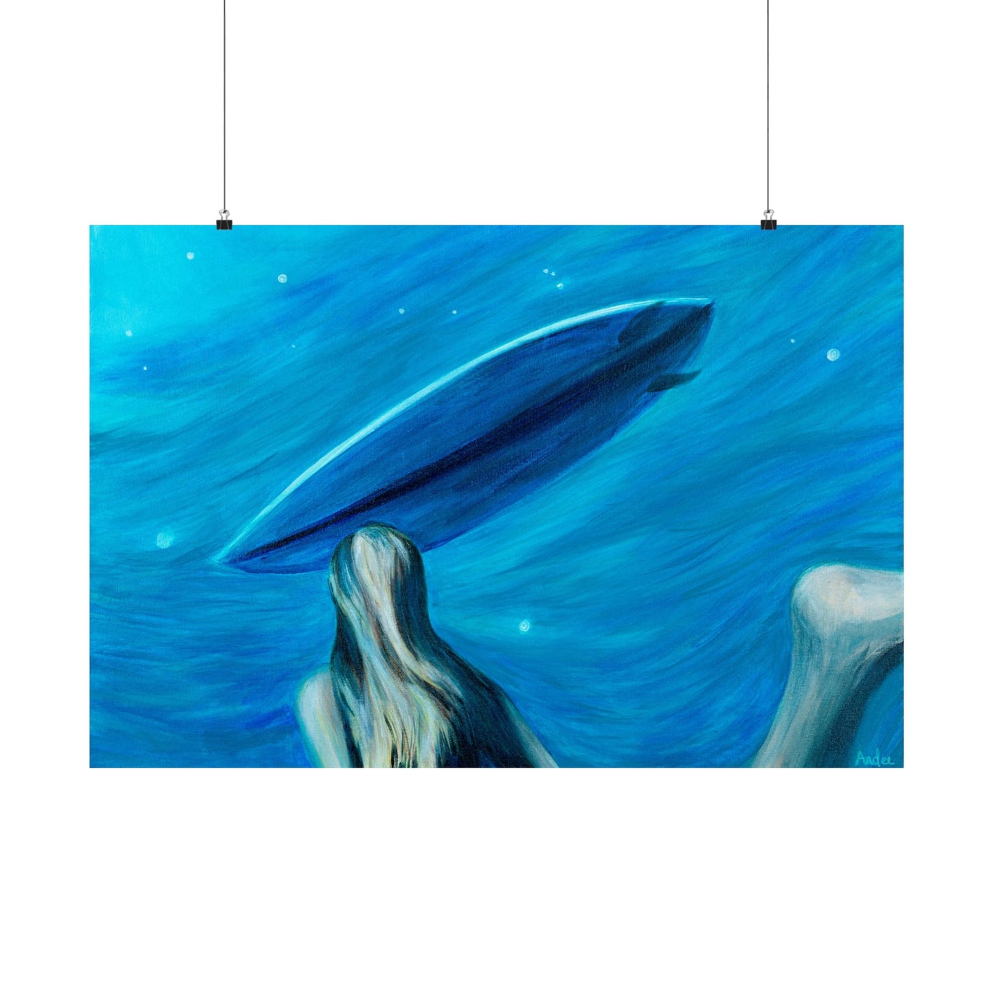 #12 Under the Blue Matte Poster