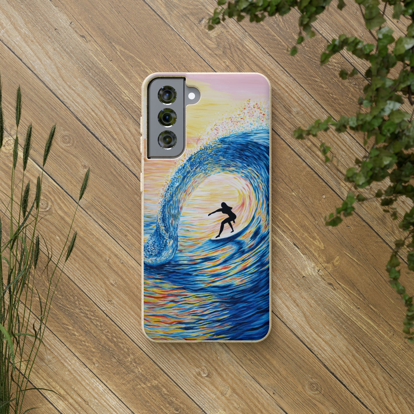 Cruzing thru a Sunset Tube Biodegradable Phone Case