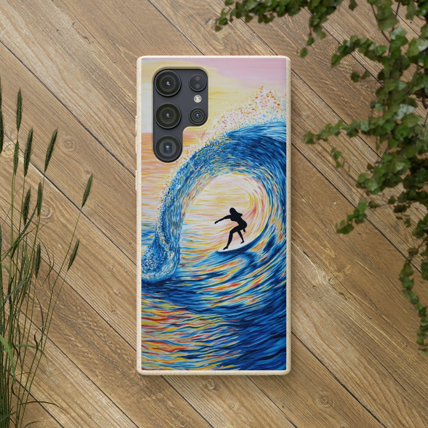 Cruzing thru a Sunset Tube Biodegradable Phone Case