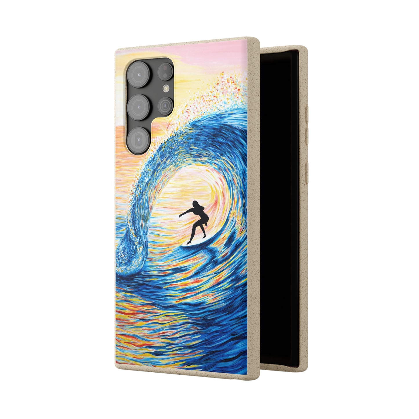 Cruzing thru a Sunset Tube Biodegradable Phone Case