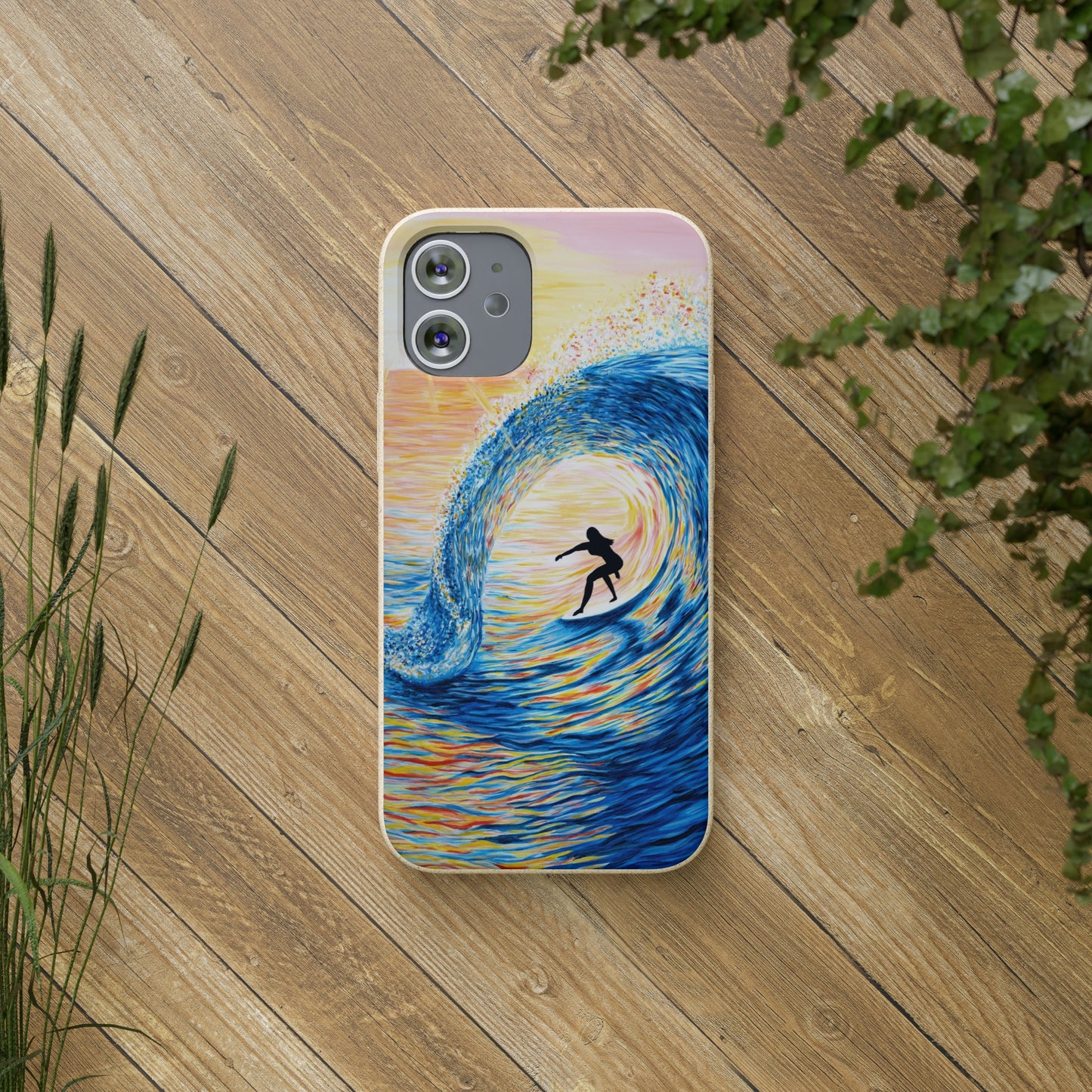 Cruzing thru a Sunset Tube Biodegradable Phone Case