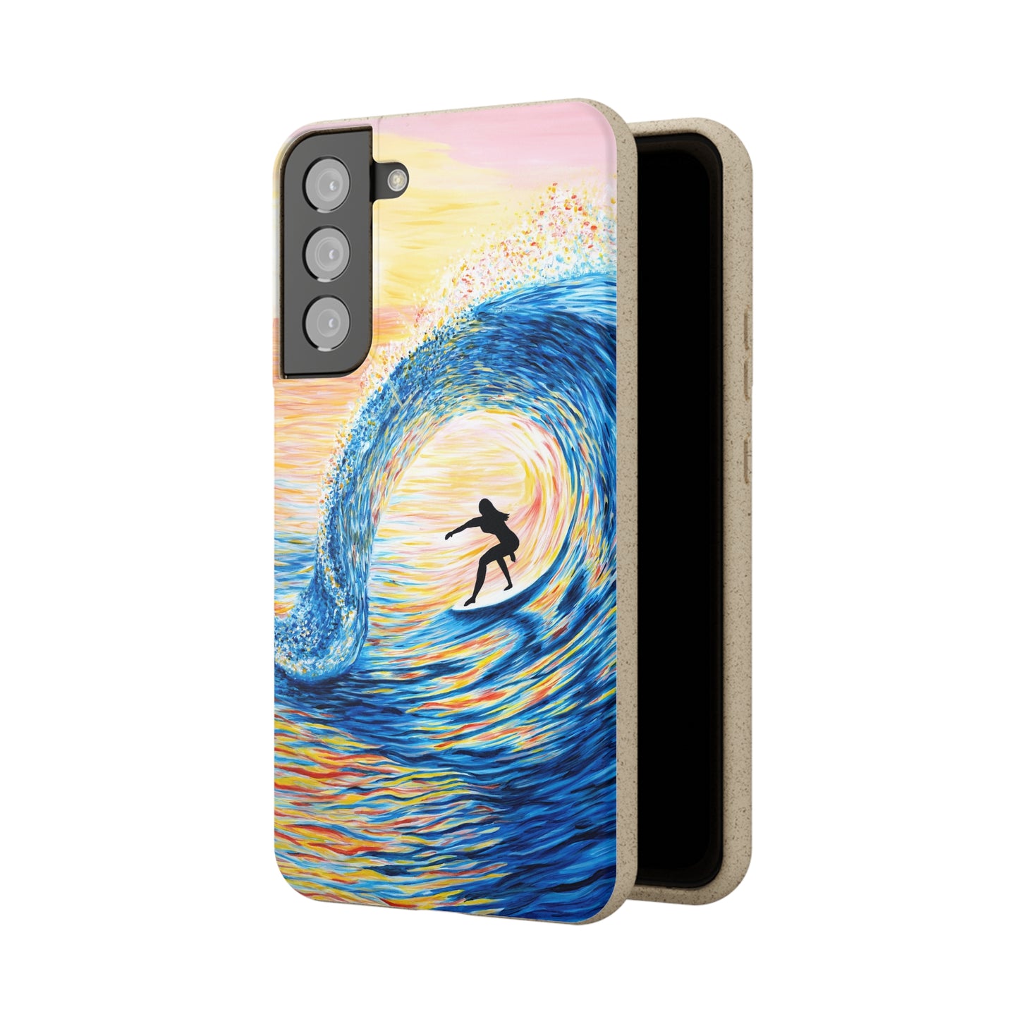Cruzing thru a Sunset Tube Biodegradable Phone Case