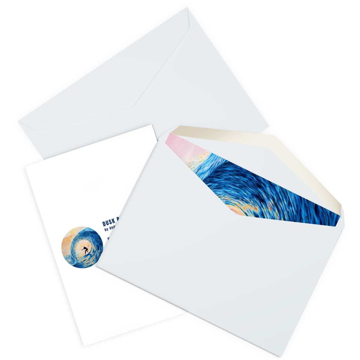 Greeting Card: Cruzing Thru a Sunset Tube