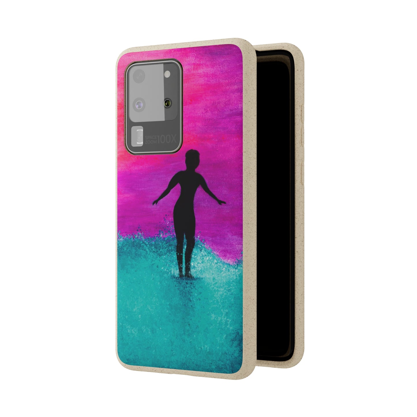 Full Moon Noserider Biodegradable Phone Case