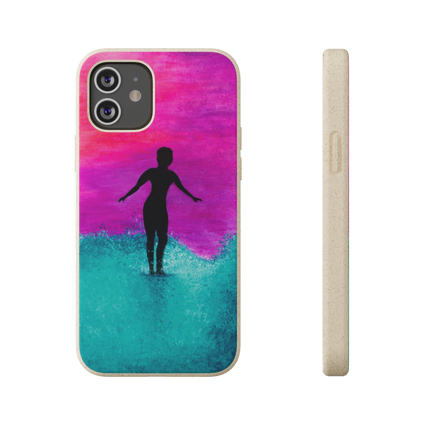 Full Moon Noserider Biodegradable Phone Case