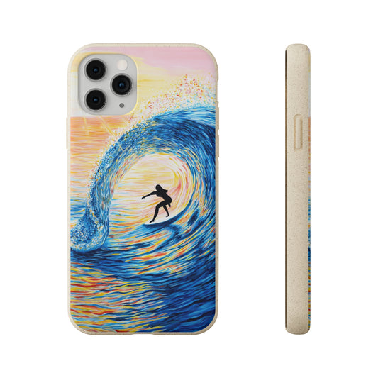 Cruzing thru a Sunset Tube Biodegradable Phone Case