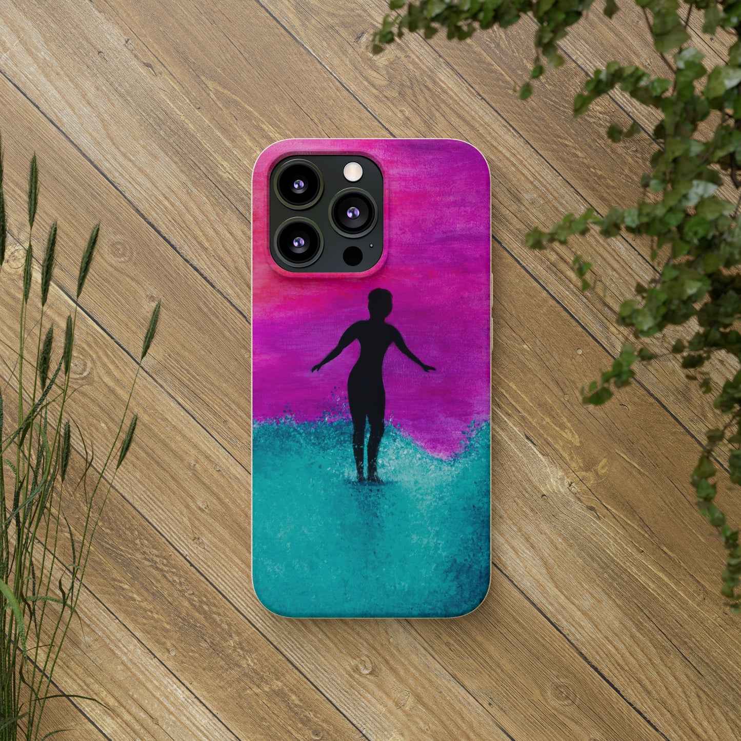 Full Moon Noserider Biodegradable Phone Case