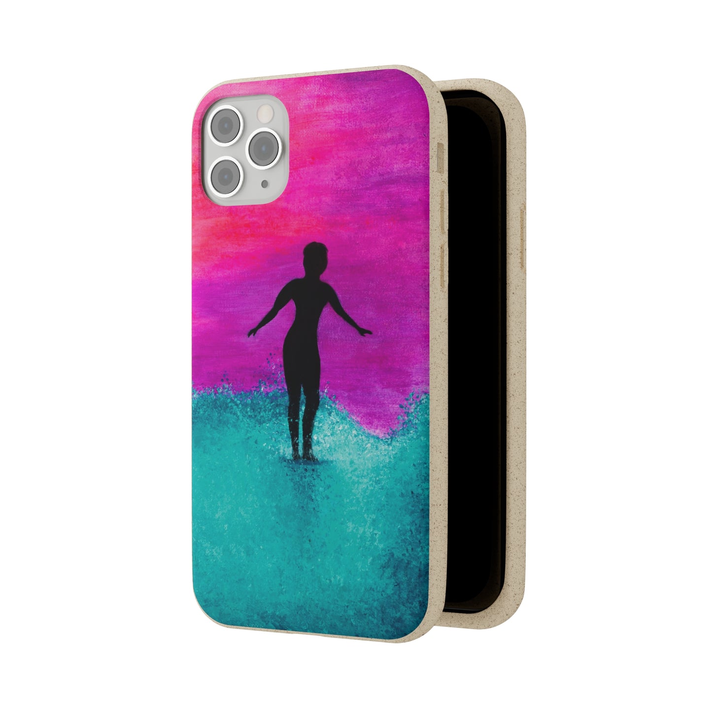 Full Moon Noserider Biodegradable Phone Case