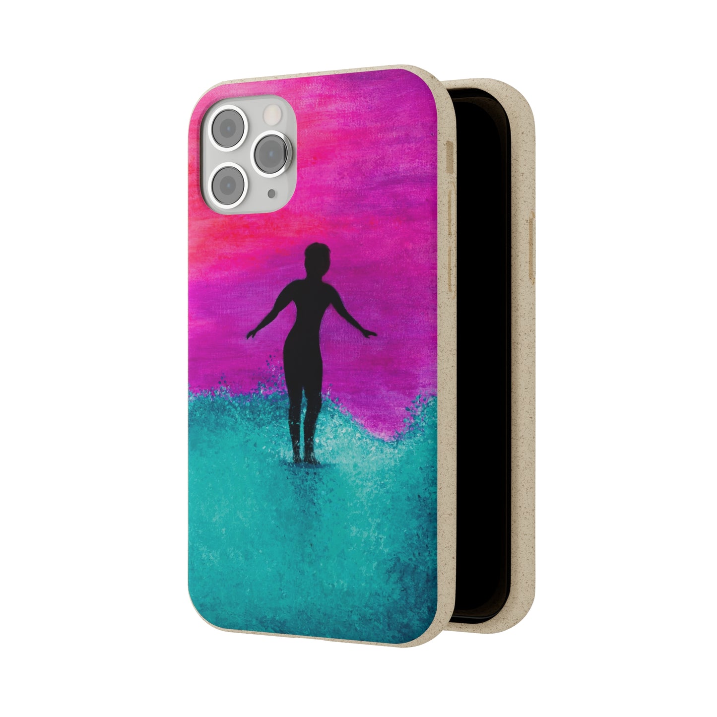 Full Moon Noserider Biodegradable Phone Case