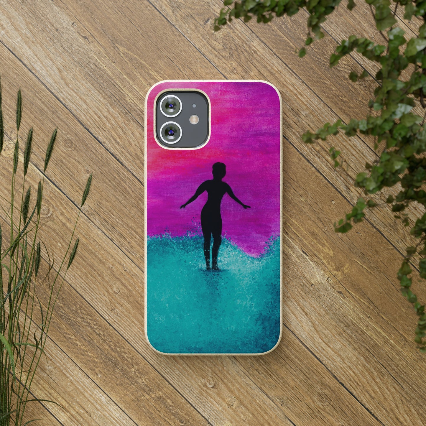 Full Moon Noserider Biodegradable Phone Case