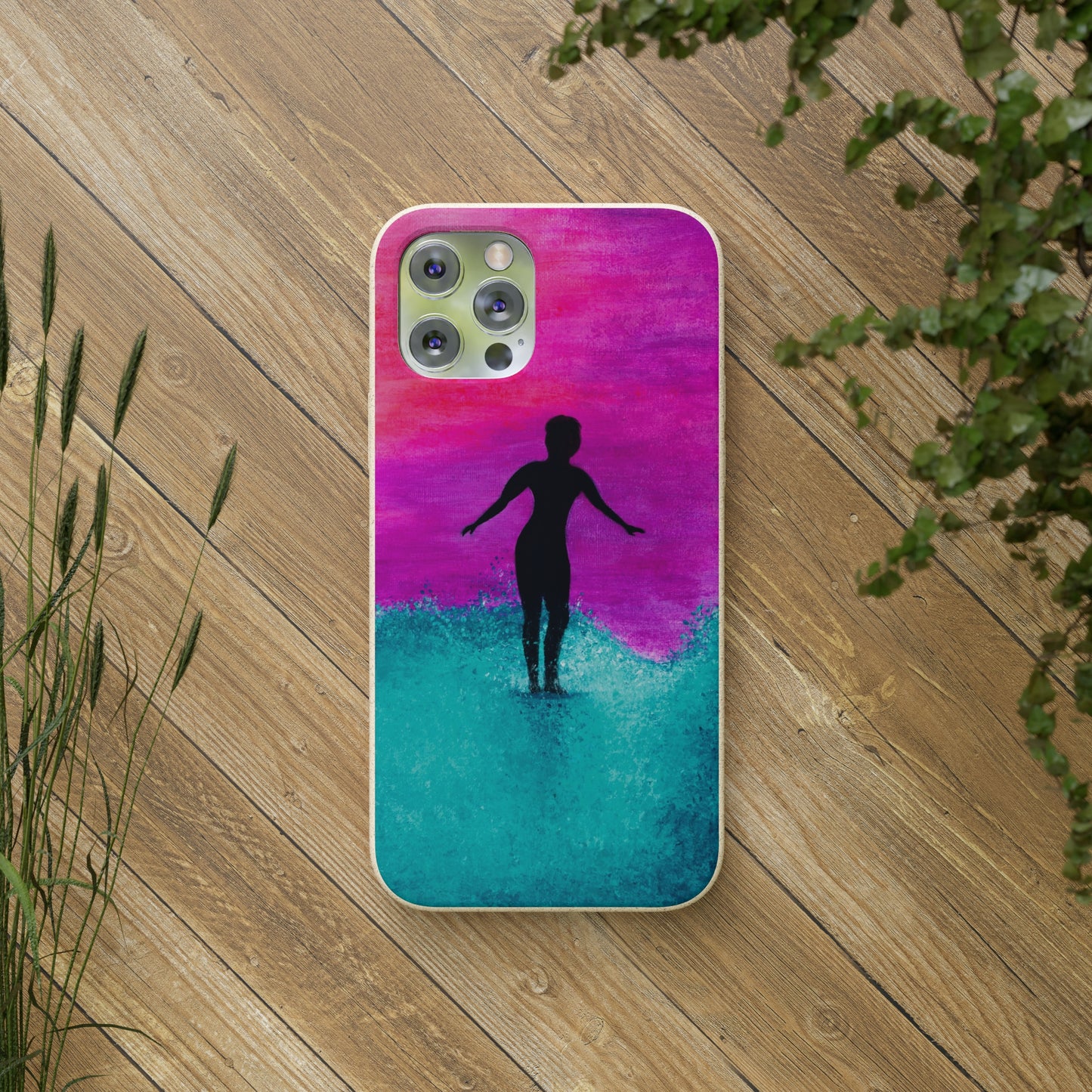 Full Moon Noserider Biodegradable Phone Case