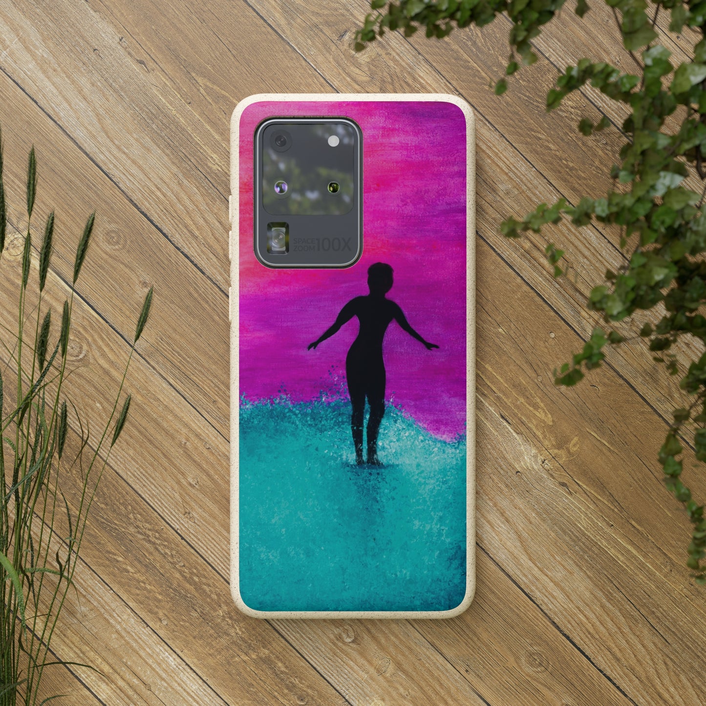 Full Moon Noserider Biodegradable Phone Case