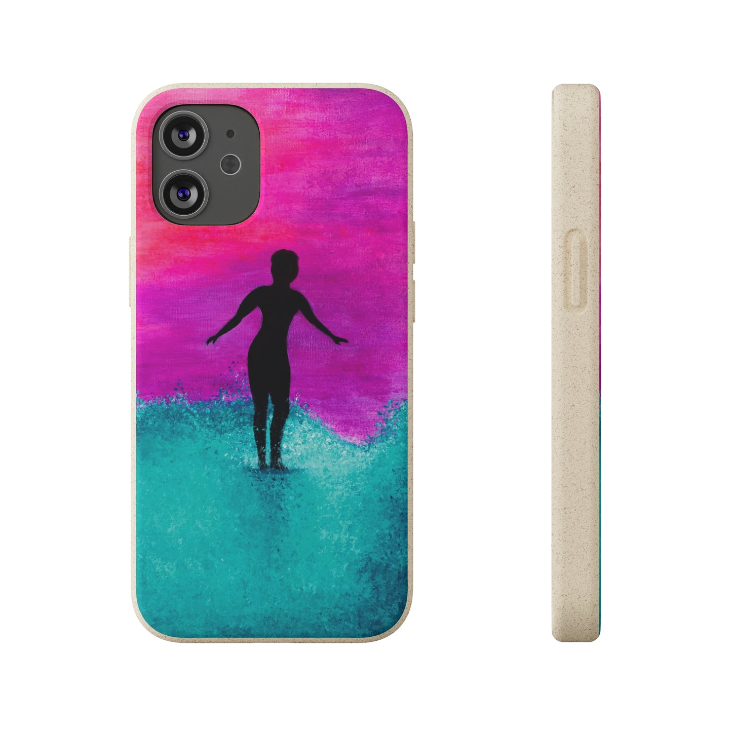 Full Moon Noserider Biodegradable Phone Case