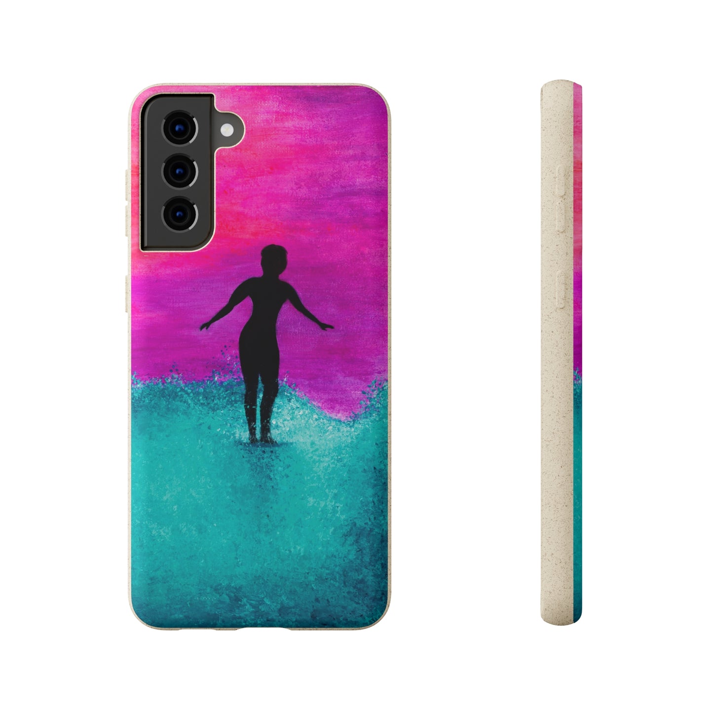 Full Moon Noserider Biodegradable Phone Case