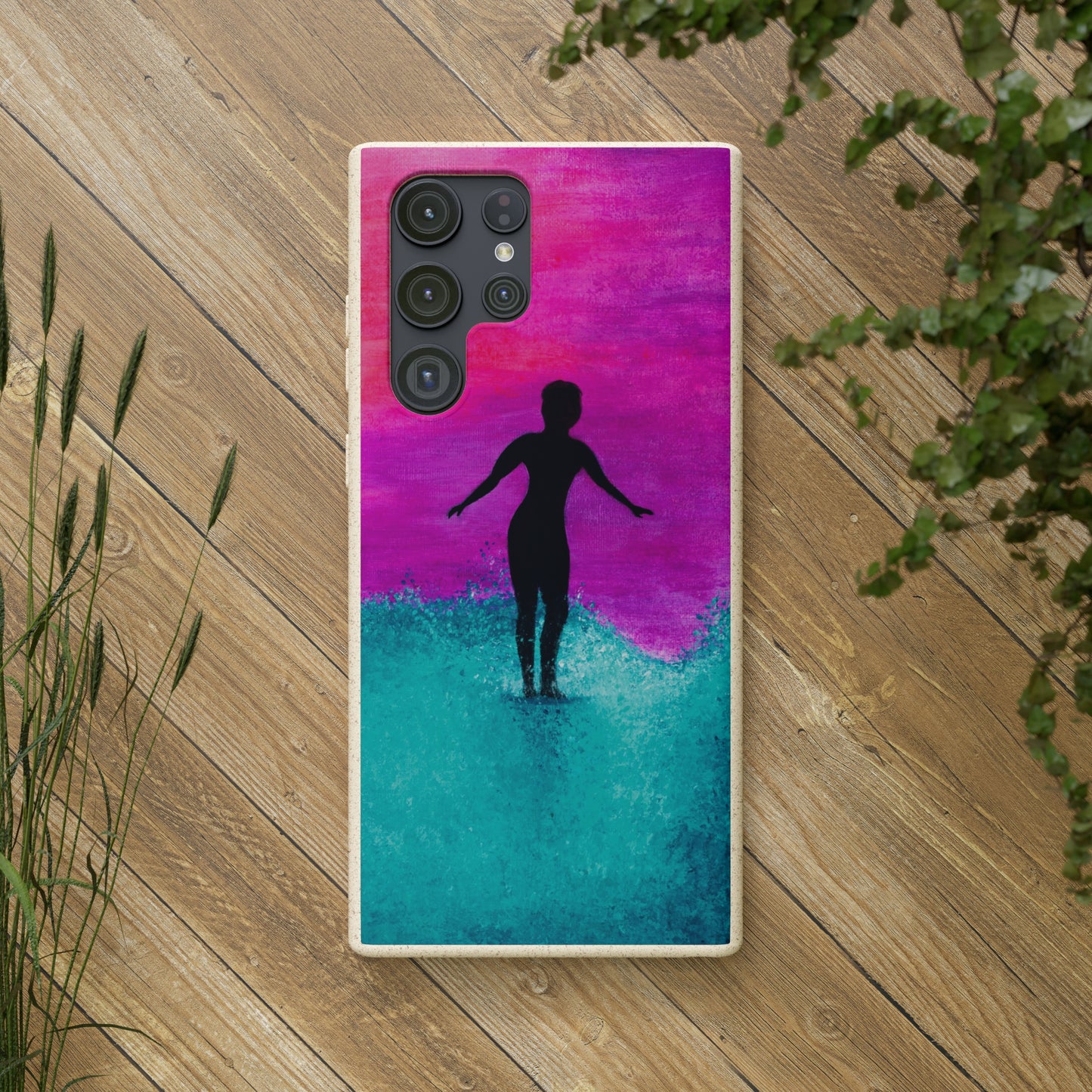 Full Moon Noserider Biodegradable Phone Case