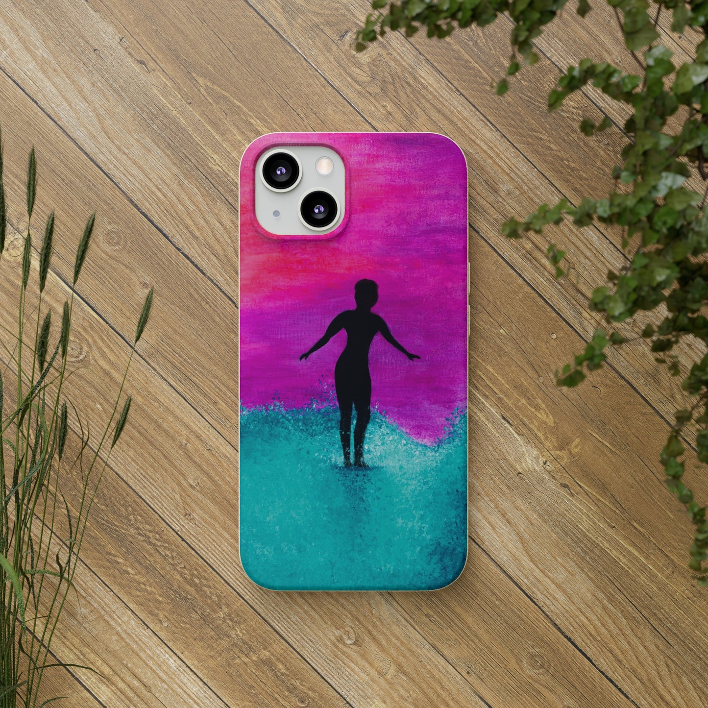 Full Moon Noserider Biodegradable Phone Case