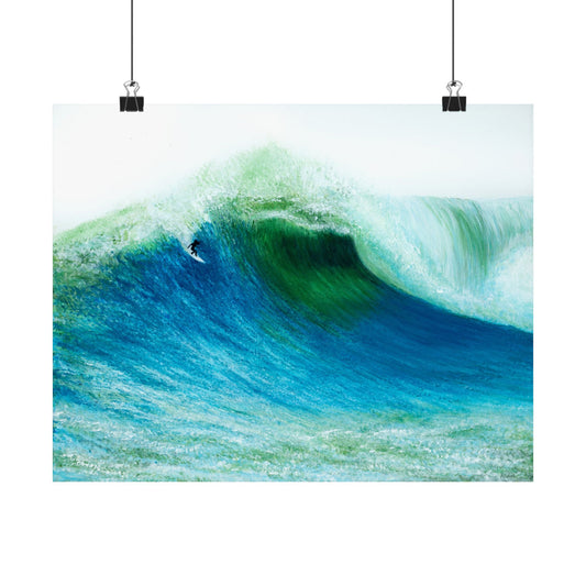 #14 When in Doubt Paddle Out Matte Poster