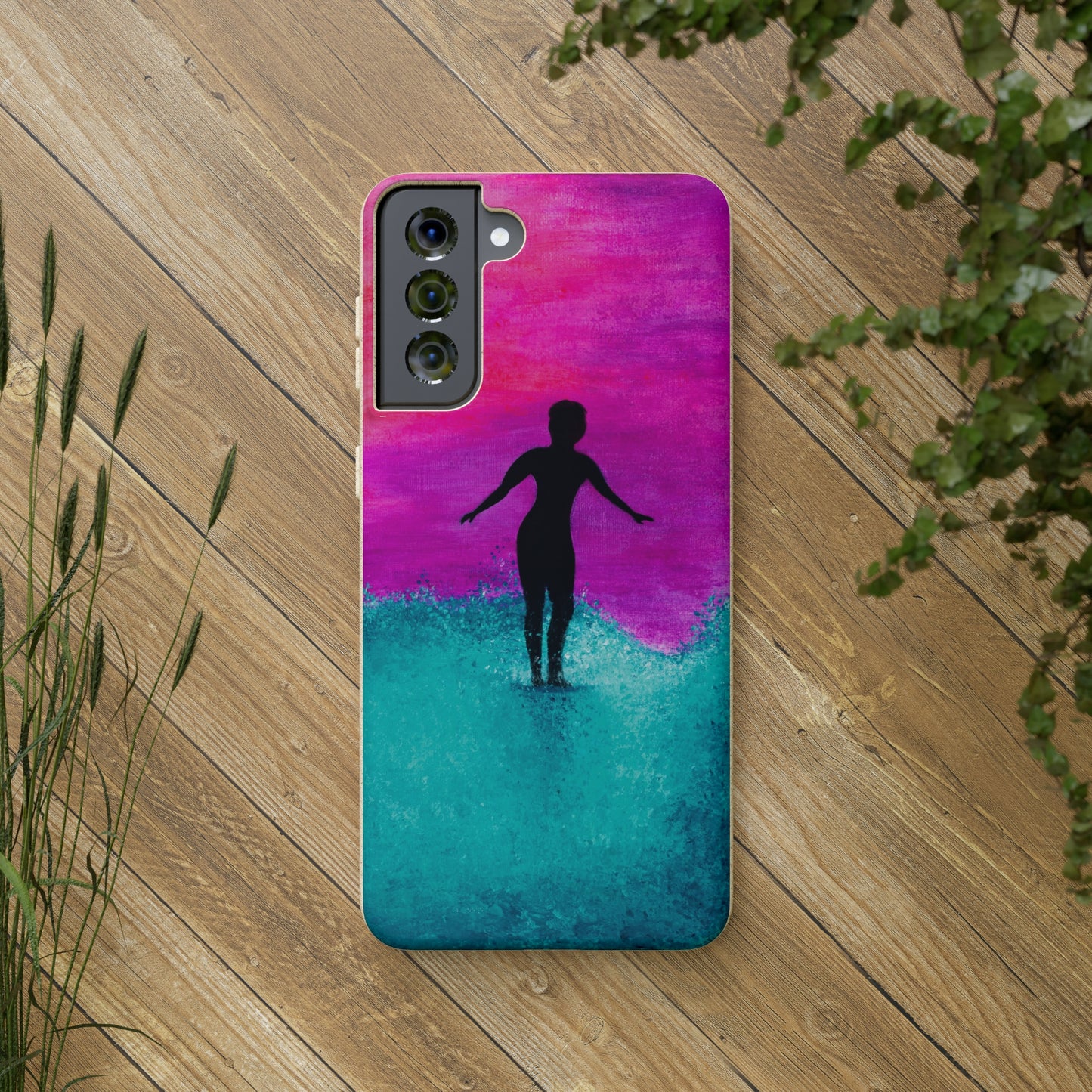 Full Moon Noserider Biodegradable Phone Case