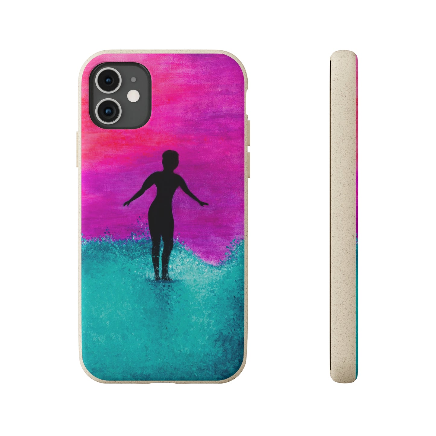 Full Moon Noserider Biodegradable Phone Case