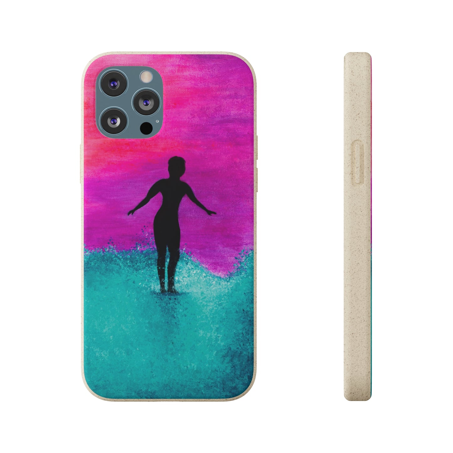 Full Moon Noserider Biodegradable Phone Case