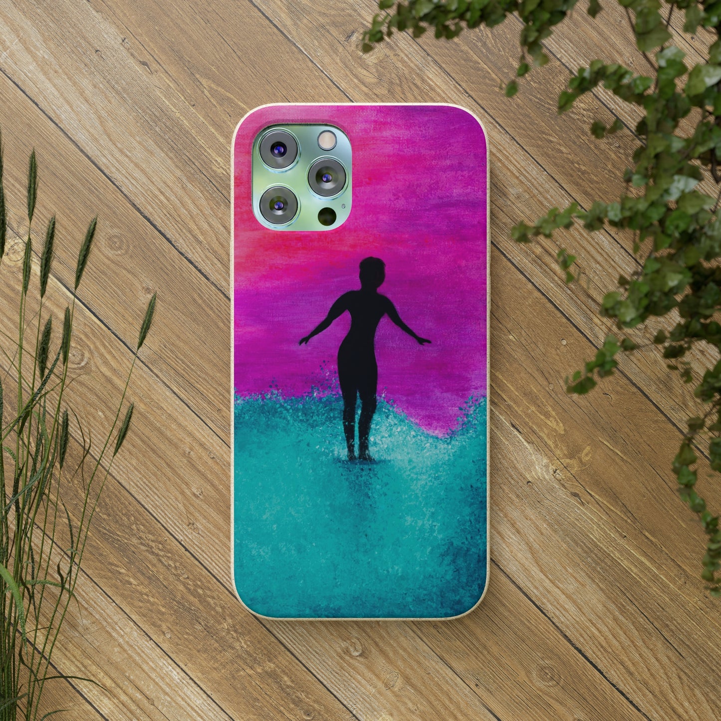 Full Moon Noserider Biodegradable Phone Case