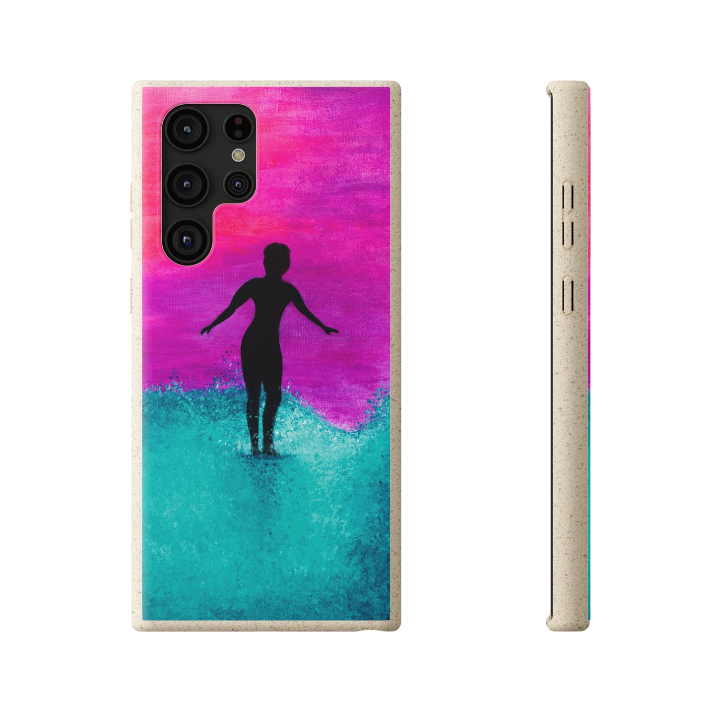 Full Moon Noserider Biodegradable Phone Case